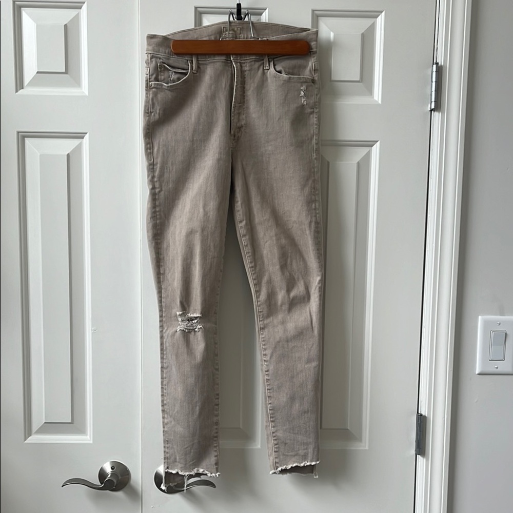 Mother Stylish Distressed Skinny Jeans